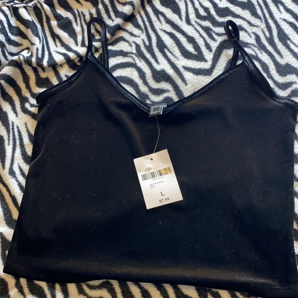 Velvet knit top cami - Picture 2 of 2